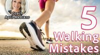 5 Walking Mistakes That Quietly Age Your Body Faster, cover. Coach April Medrano, Runner woman feet running on urban road - Fit female athlete workout on city street - Wellness and sport life style concept