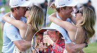 Ben Griffin kisses fiancée after career-milestone PGA Tour win