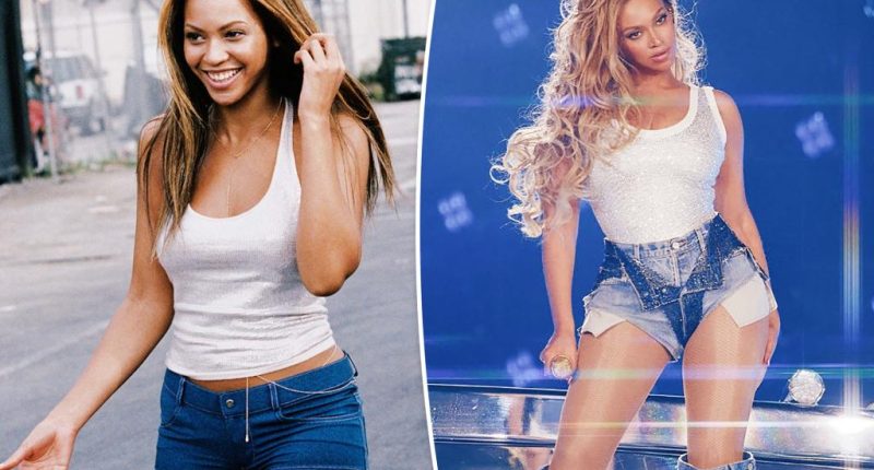 Beyoncé recreates iconic 'Crazy In Love' outfit on 'Cowboy Carter' tour