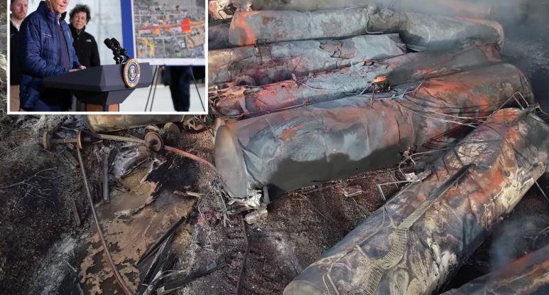 Biden admin admitted chances of cancer affecting Ohio residents after train crash was 'not zero'