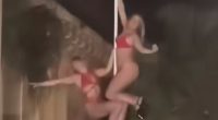 'British' pole dancers hold photoshoot at historic Greek monument