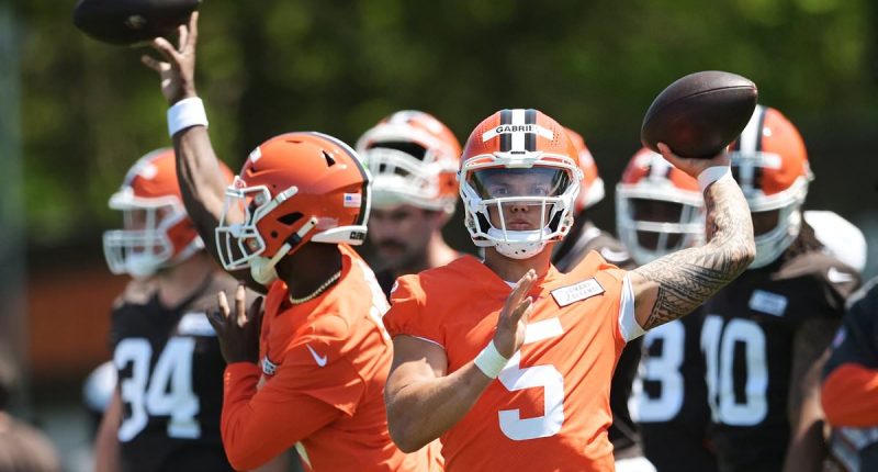 Browns reporter caught on camera trolling new rookie quarterback