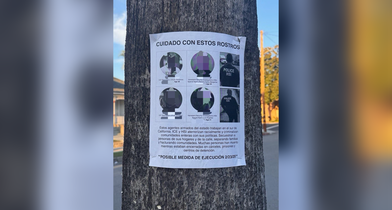 California home of suspect accused of doxxing ICE agents raided and searched