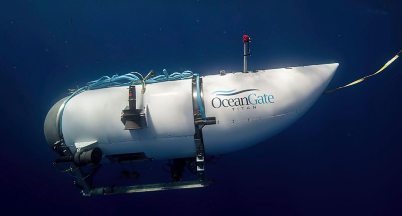 OceanGate Titan submersible underwater.