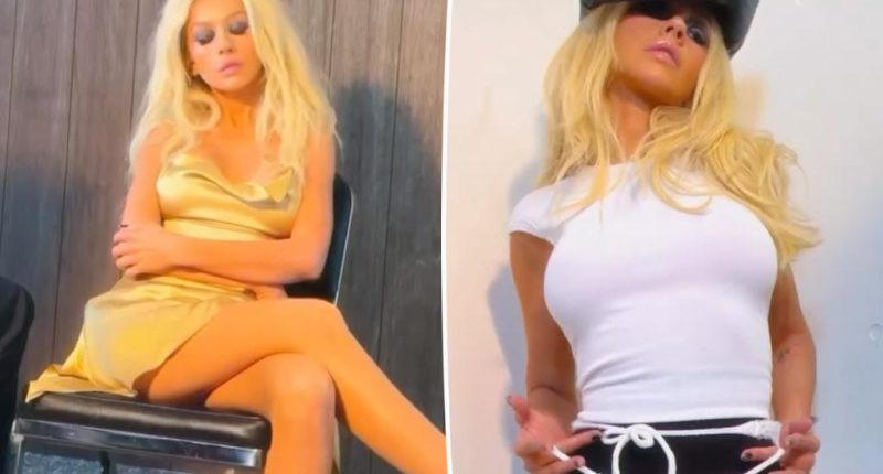 Christina Aguilera is 'aging backwards' in new photo shoot