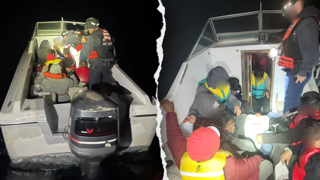 Coast Guard catches 15 alleged illegal immigrants off the coast of San Diego