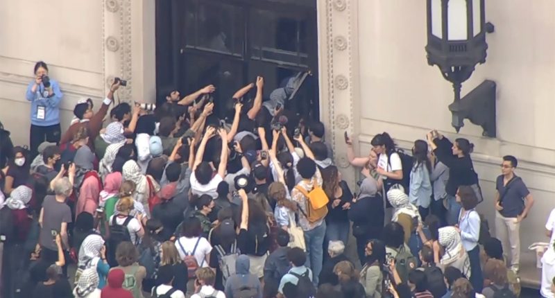 Columbia's acting president slams storming of campus library by anti-Israel agitators: 'Utterly unacceptable'