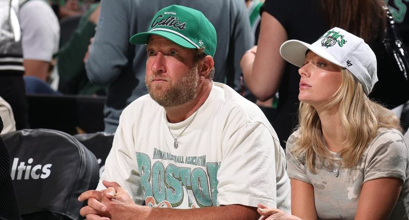 Dave Portnoy hard launches romance with Camryn D'Aloia at Celtics game
