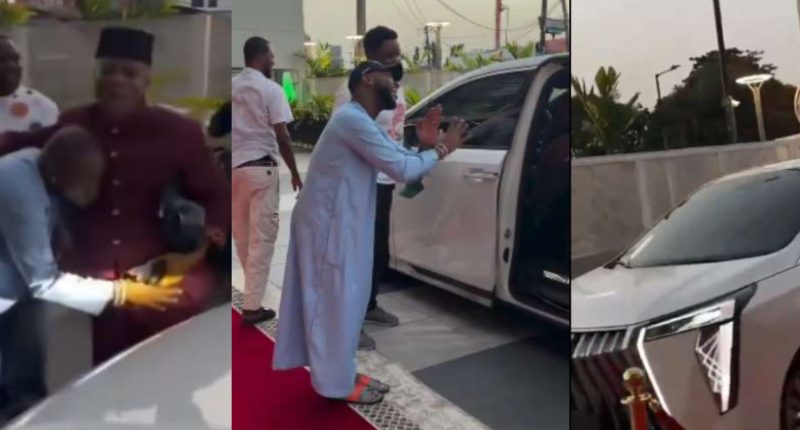Davido Keeps His Promise, Hosts Bright Chimezie at His Lagos Residence -