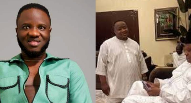 Disgrace to Igbo culture- Deeone Reacts to Cubana Chiefpriest Kneeling for Shettima