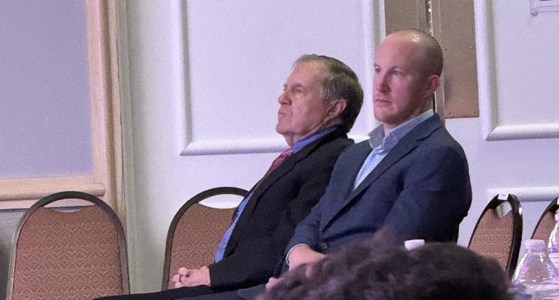 Doting Belichick, 73, breaks cover to support girlfriend Jordon Hudson