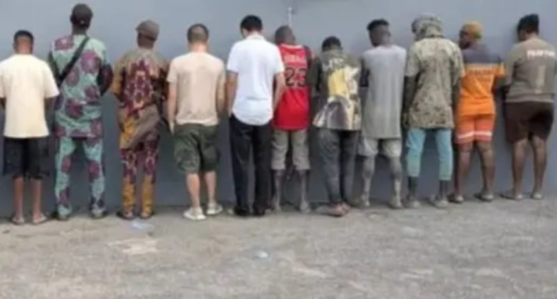 EFCC arrests six Nigerians, two Chinese nationals over illegal mining in Ogun