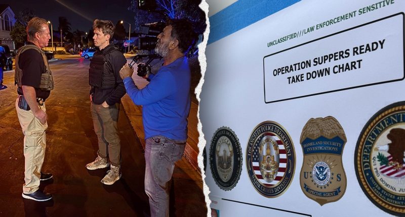 EXCLUSIVE VIDEO: DHS nabs numerous suspects in dramatic sting of rival LA gangs