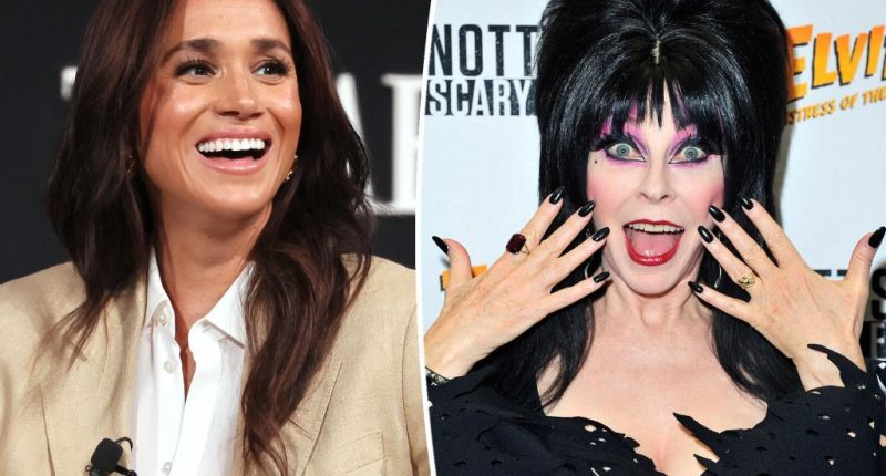 Elvira shades Meghan Markle after royal reveals hair mishap