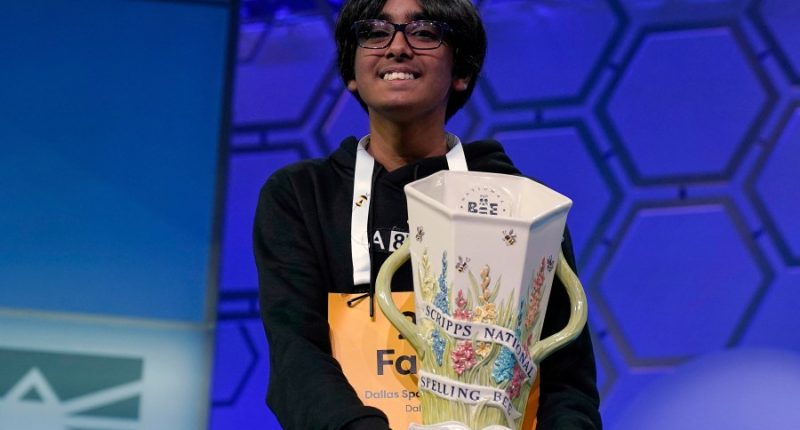 Faizan Zaki overcomes shocking flub, wins the Scripps National Spelling Bee