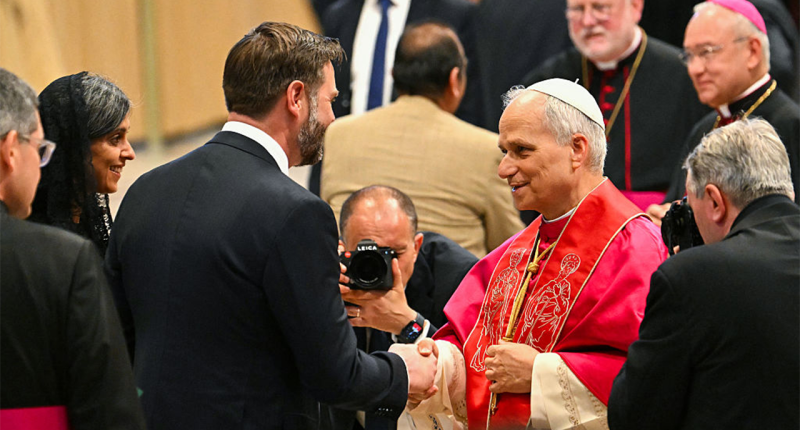 First American pope welcomes Vance and Rubio for private Vatican audience