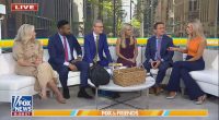 Fox & Friends star sobs as he dramatically quits sofa live on air