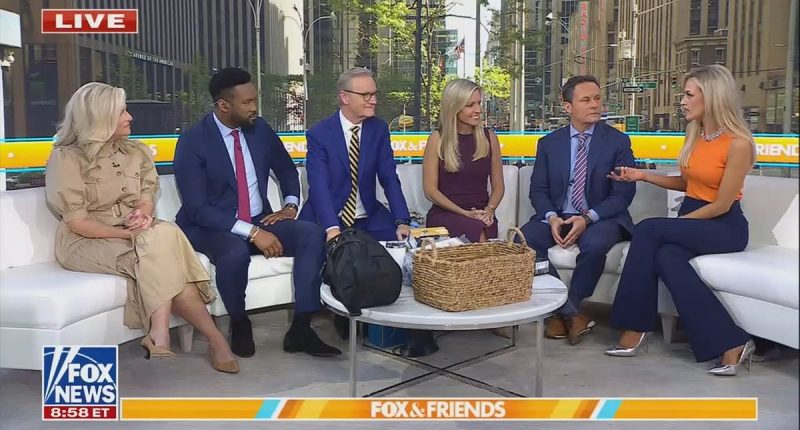Fox & Friends star sobs as he dramatically quits sofa live on air