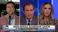 Fox News panel discussing Biden's cancer diagnosis.