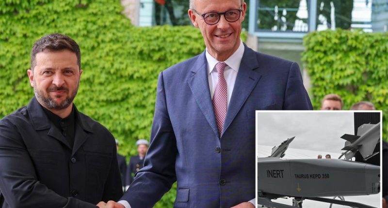 German chancellor offers to help Ukraine develop long-range missiles to hit Russia