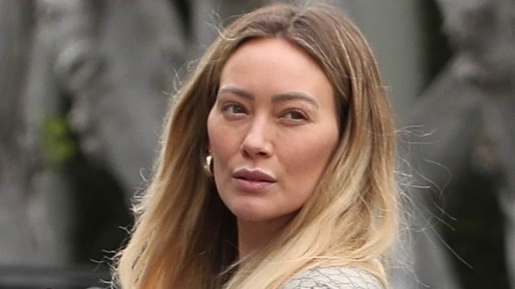 Hilary Duff seen after husband responded to cosmetic speculation