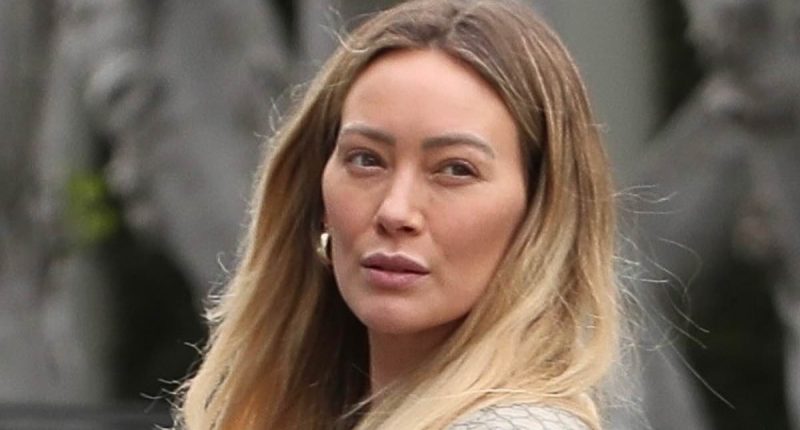 Hilary Duff seen after husband responded to cosmetic speculation