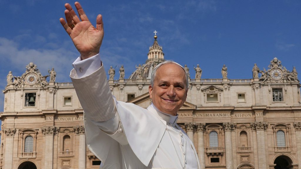 In pictures: Pope Leo XIV addresses 150,000 faithful in inaugural Mass