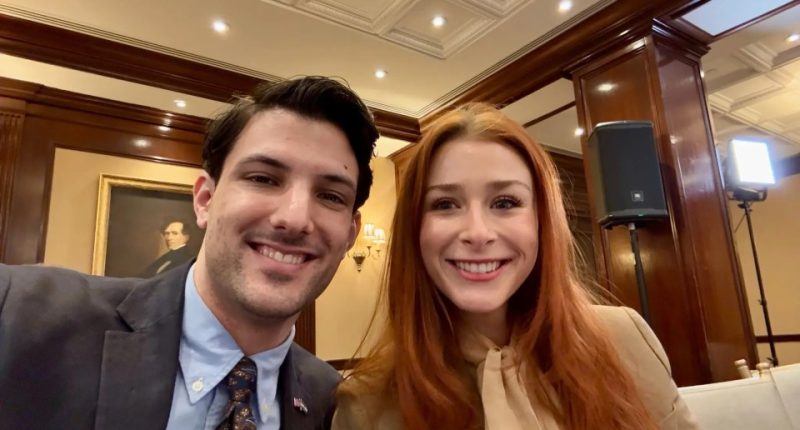 Photo of Sarah Milgrim and Yaron Lischinsky.