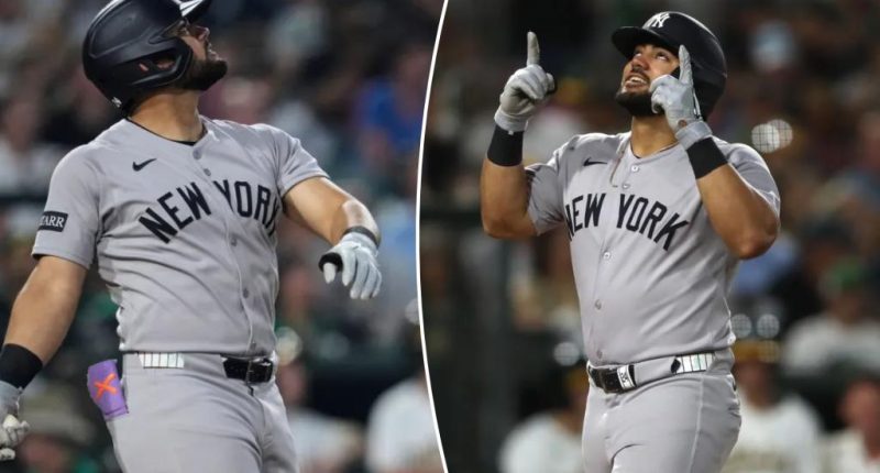 Jasson Dominguez makes Yankees history with three-homer game