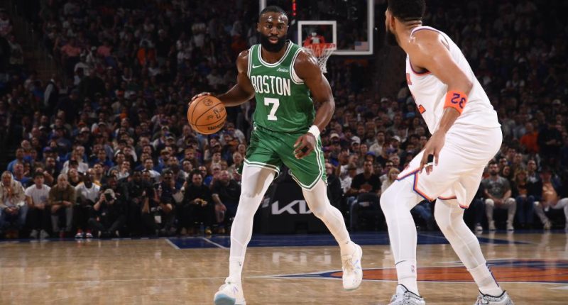 Jaylen Brown gutted through partially torn meniscus for Celtics
