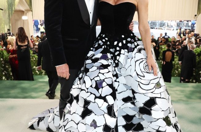 Jeff Bezos and Lauren Sanchez at the Met Gala.