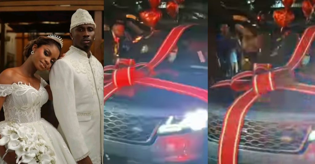 Juma Jux surprises Priscilla Ojo with Range Rover