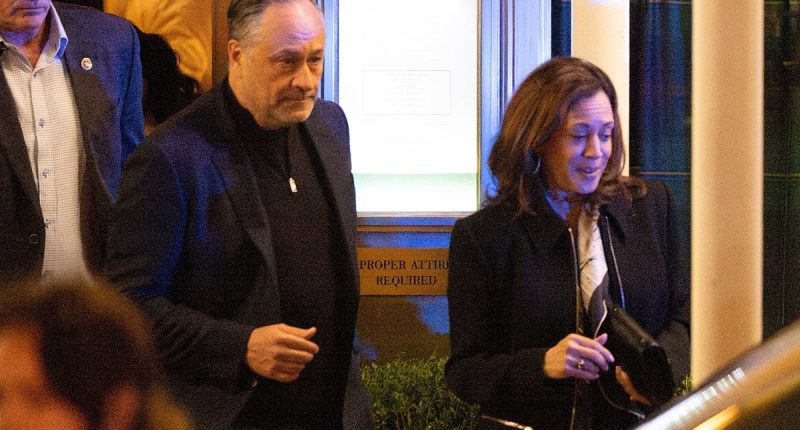 Kamala Harris takes TWENTY FIVE taxpayer-funded bodyguards to NYC bar