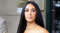 Kim Kardashian puts on a busty display as she steps out in Paris