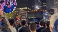 Knicks fans swarm Celtics team bus in wild scene after Game 6 beatdown