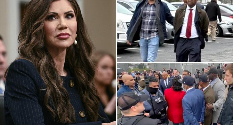 Kristi Noem says NJ Dems involved in Newark ICE center fracas should be censured