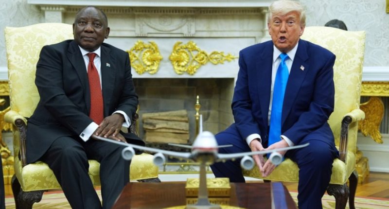 Live updates: Trump surprises South African leader with pointed video; conservatives signal movement toward deal