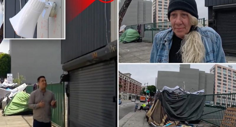 Los Angeles business owner plays 'Baby Shark' to ward off homeless encampments