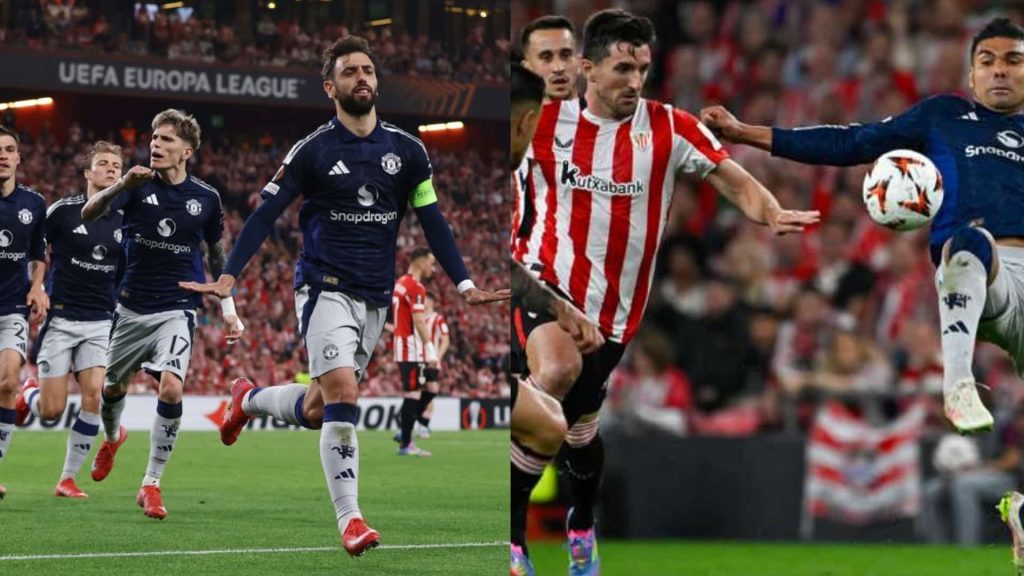 Man United cruise to 3-0 win over Athletic Club in Europa League semi-final first leg
