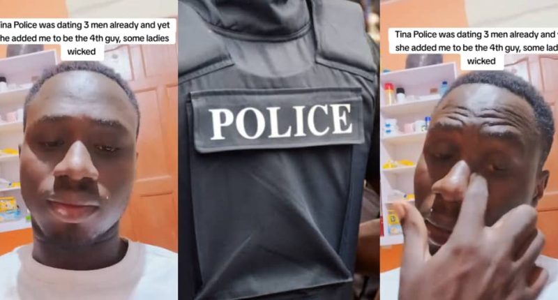 Man heartbroken after discovering policewoman he
