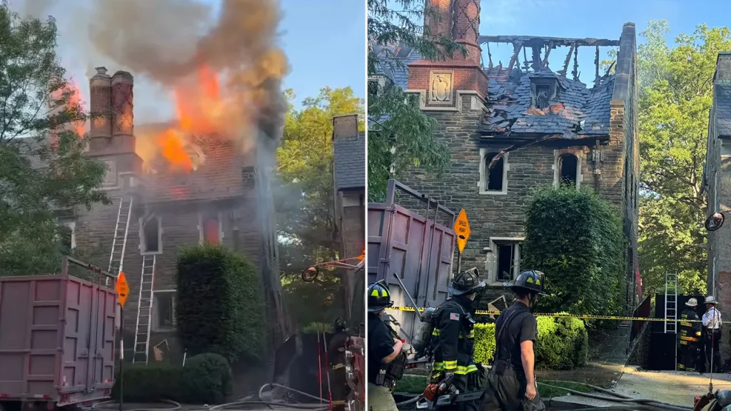 Massive inferno engulfs $8.5M mansion near Obama residence in Washington, D.C.