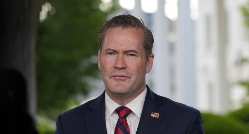 Mike Waltz, National Security Advisor, during a White House interview.