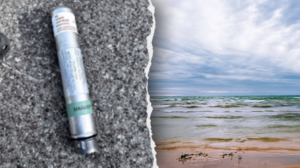 Missing military flares prompt urgent warning for Lake Michigan beachgoers