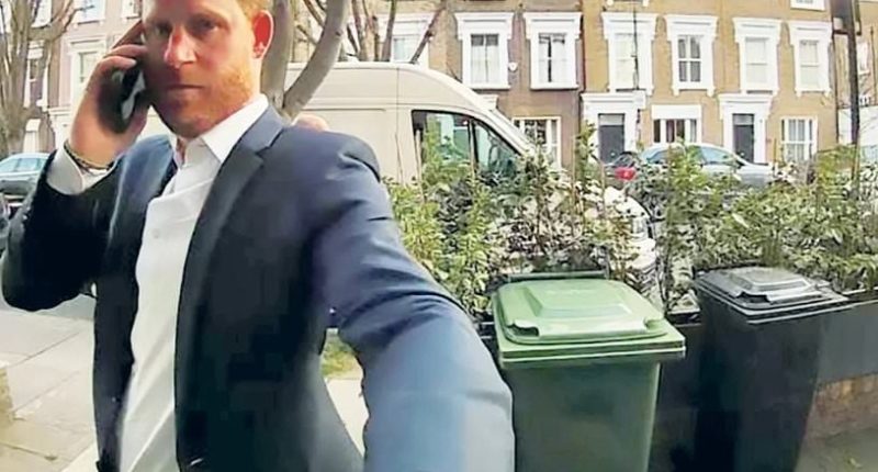 Moment blundering Prince Harry knocks on wrong door by mistake