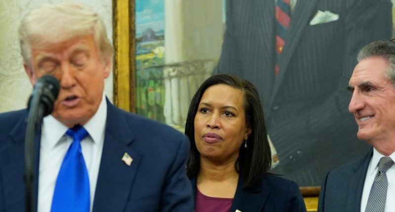 Muriel Bowser joins Trump to announce 2027 NFL draft on the National Mall