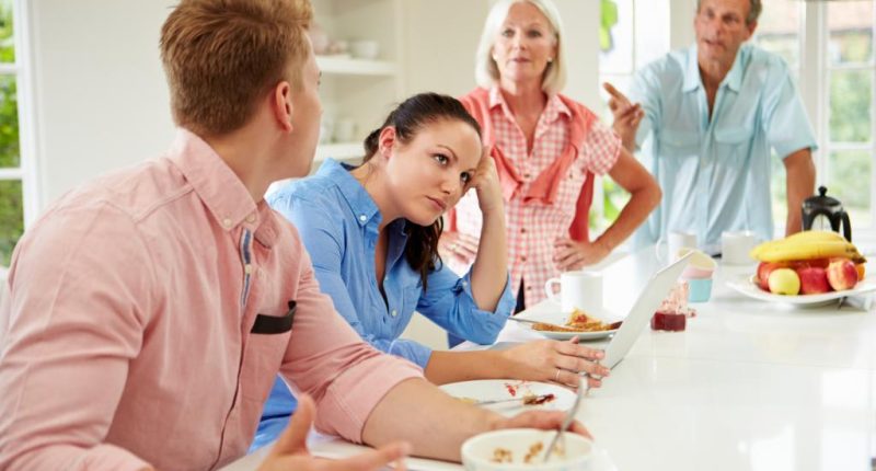 My husband doesn't stop my in-laws from trash-talking us