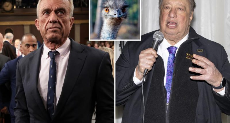 NYC's animal-loving Catsimatidis teams up with RFK Jr. to 'save the ostriches!'