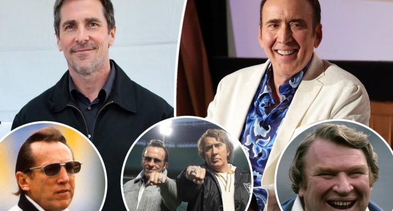 Nicolas Cage, Christian Bale are unrecognizable in ‘Madden' photo