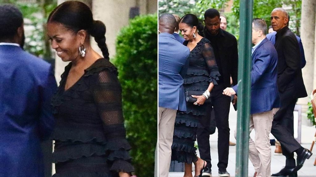 Obamas spotted together on NYC date night