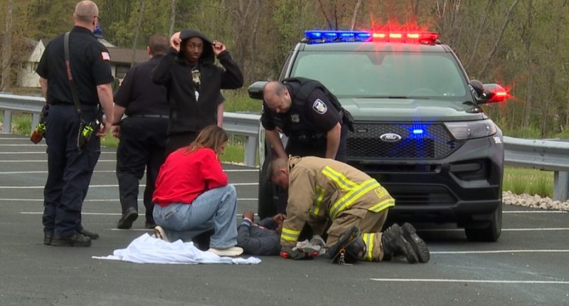 Officer hits student with car during 'mock crash simulation'